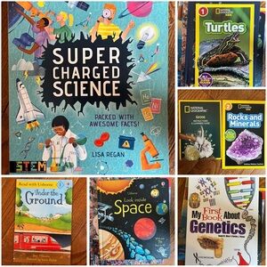 Kids science STEM nonfiction book bundle